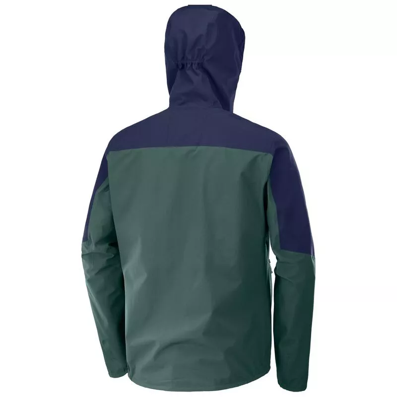 Salomon Mens Outline Jacket Green Gables Night Sky Sportpursuit