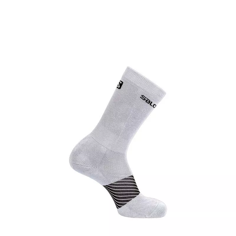 Salomon XA Trail Running Socks 2 Pack White White Sportpursuit.c