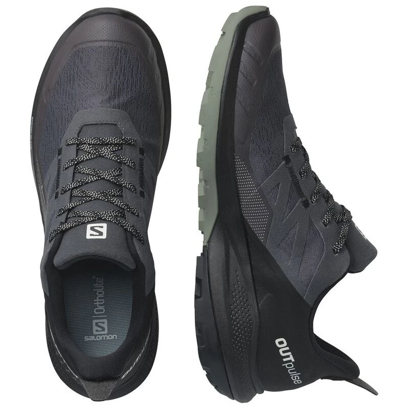 Salomon Mens Outpulse GTX Hiking Shoes Magnet Black Wrought Iron S