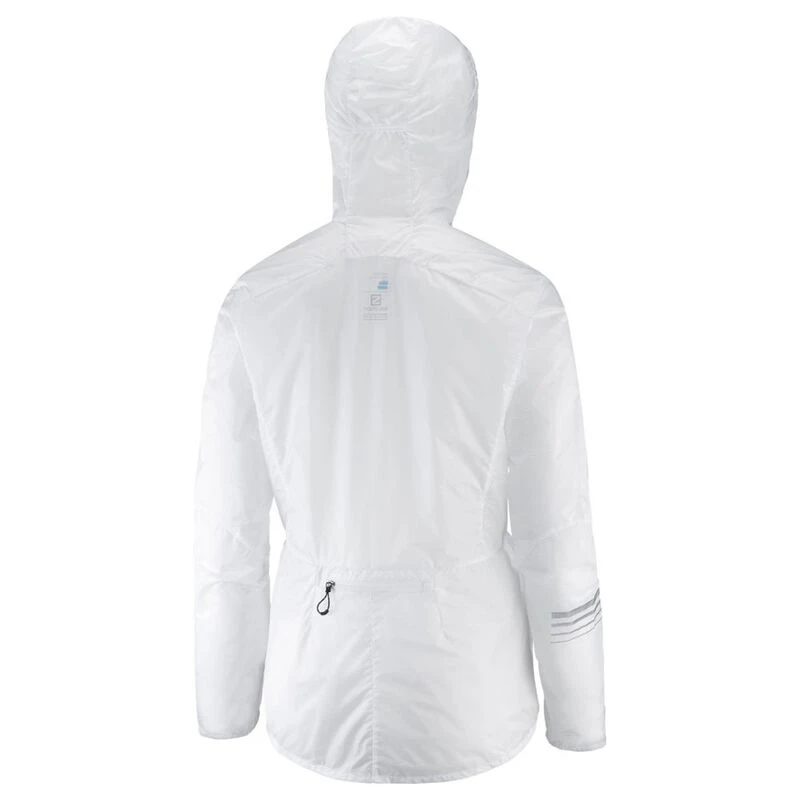 （SALOMON） LIGHTNING WIND HOODIE 新品タグ付き S Salomon Womens Lightning Wind Hooded Jacket (White