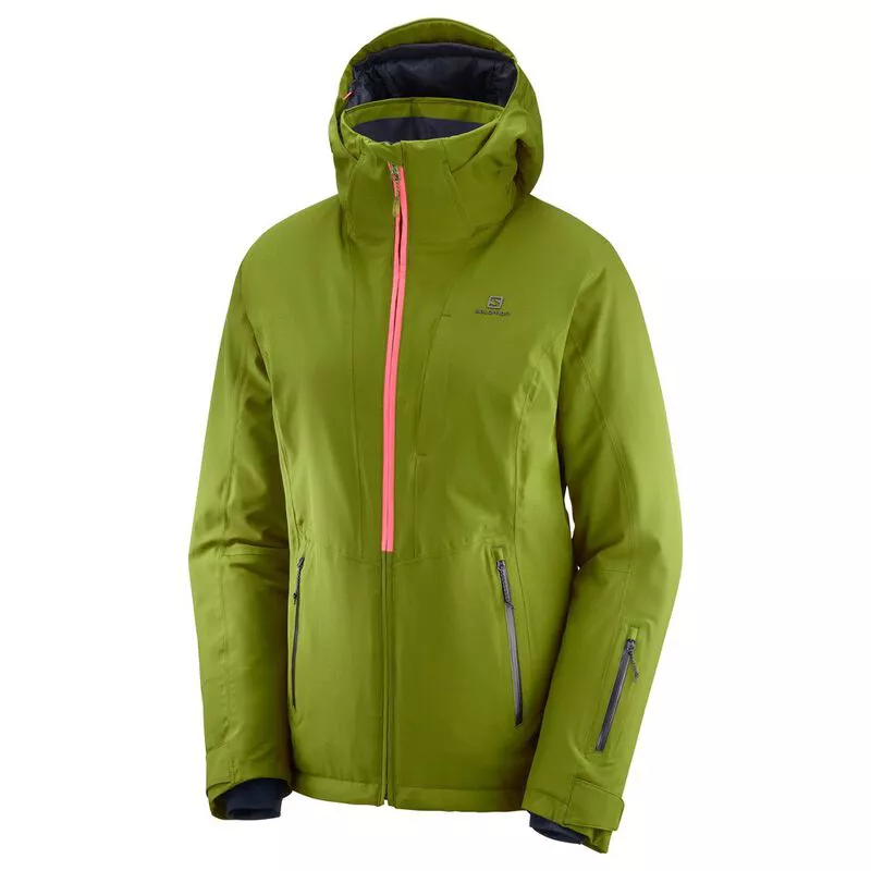 Salomon Womens Stormrace Shell Jacket Avocado Sportpursuit