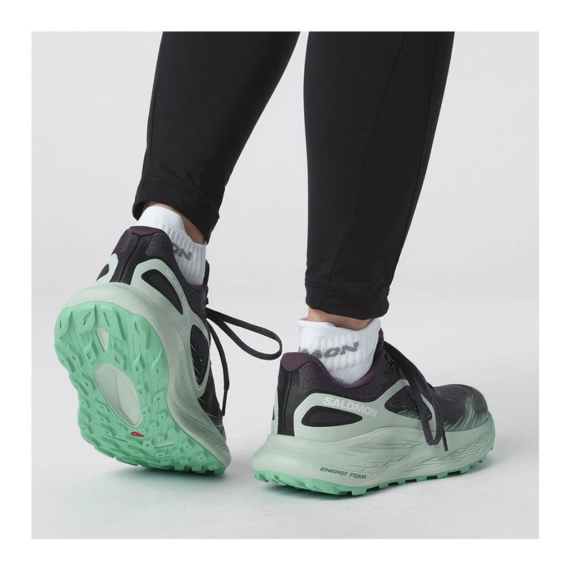 Salomon Womens Glide Max TR Trail Running Shoes Green Sportpursuit