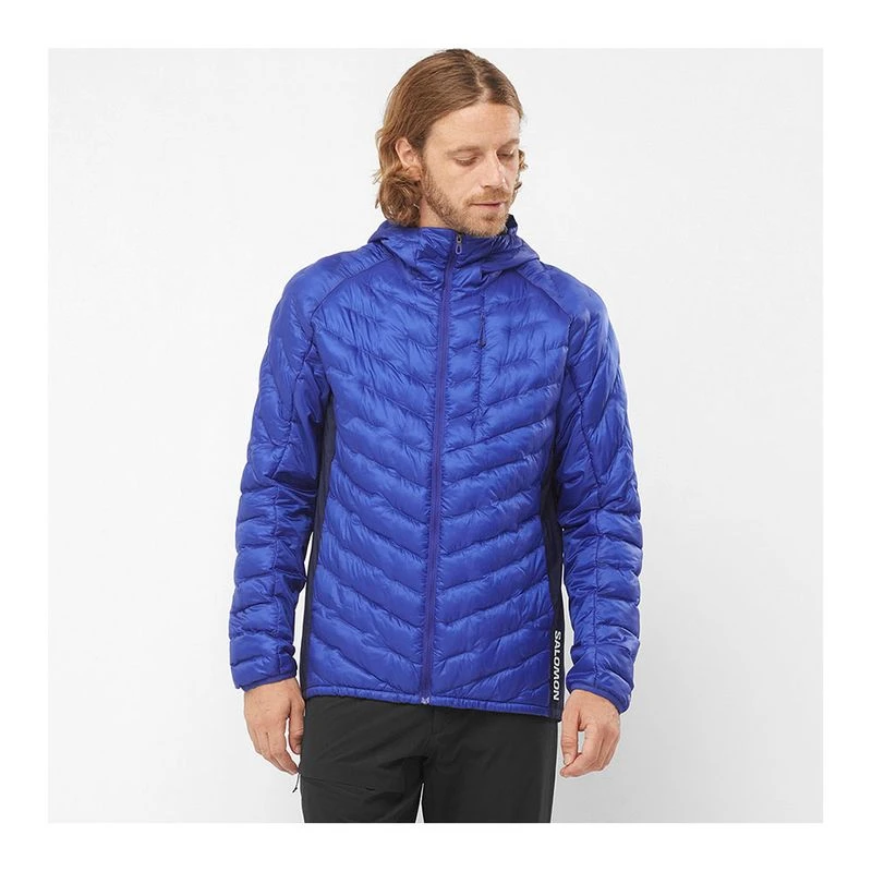 Salomon Mens Outline Primaloft Jacket Blue Sportpursuit
