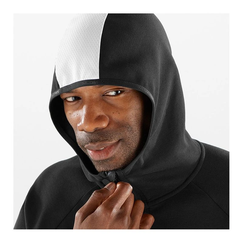 Salomon Sweat a capuche Equipe Homme Noir privatesportshop