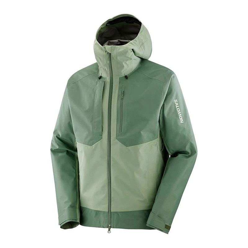 Salomon Mens Outline 3L Gore Tex Jacket Green Sportpursuit