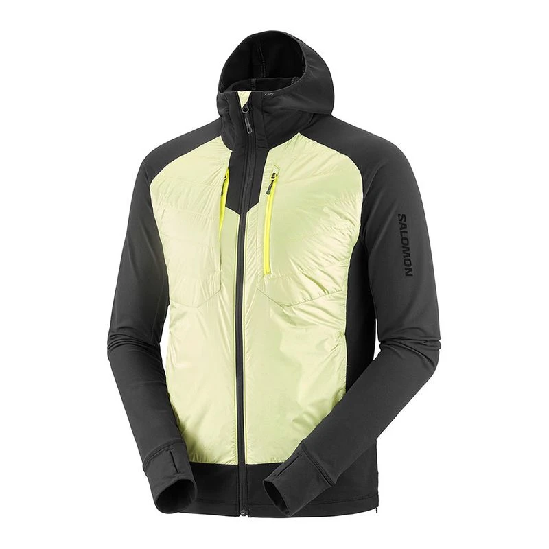 Salomon Mens Elixir Hybrid Jacket Yellow Sportpursuit