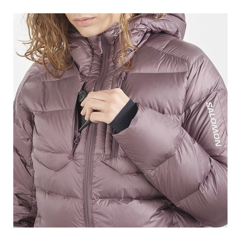 Salomon Womens Elixir Ultra Jacket (Purple) | Sportpursuit.com