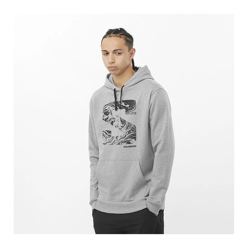 Salomon Sweat a capuche S Fill Performance Homme Gris privatespor