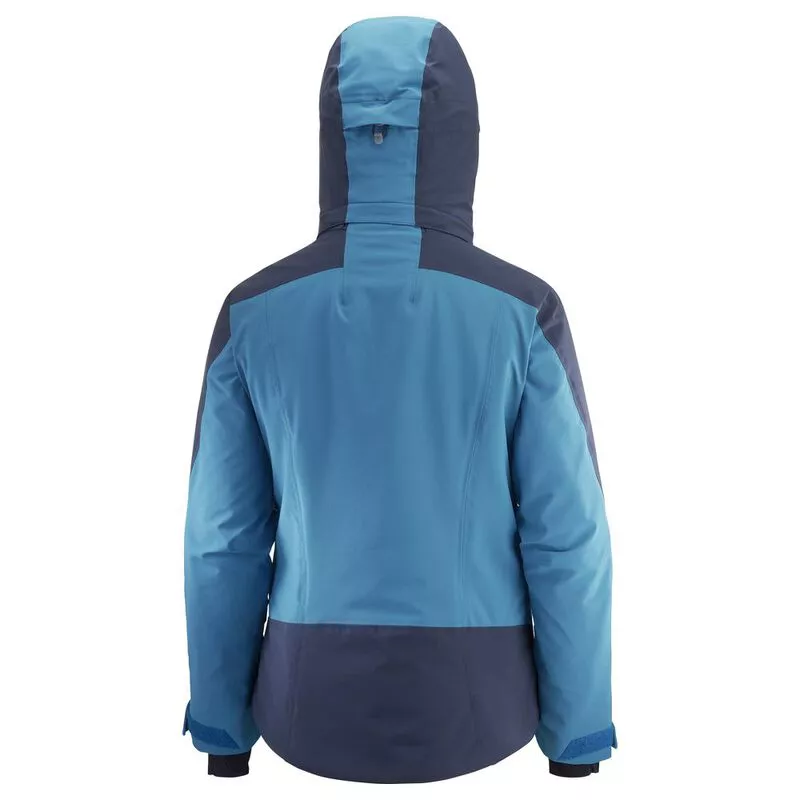 Salomon Womens Icerocket Shell Jacket Lyons Blue Night Sky Sportpu