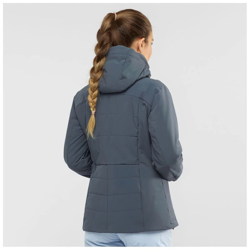 Salomon Womens Prevail Insulated Jacket Ebony Sportpursuit