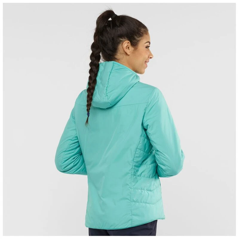 Salomon Womens Outrack Insulated Hooded Jacket Meadowbrook Sportpu
