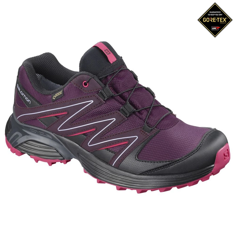 Salomon Womens XT Calcita GTX Shoes Potent Purple Black Cerise Spo