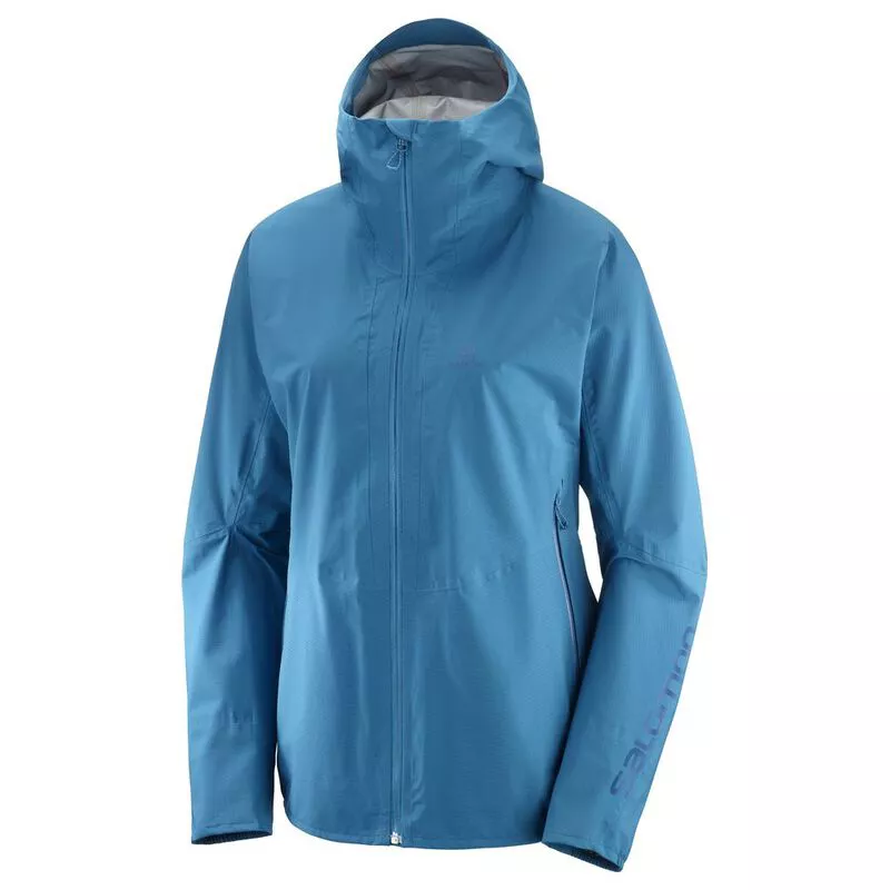 Salomon Womens Outline 360 3L Jacket Lyons Blue Sportpursuit