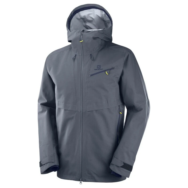 Salomon Mens QST Guard 3L Shell Jacket (Ebony Salomon Mens QST Guard 3L Shell Jacket (Ebony