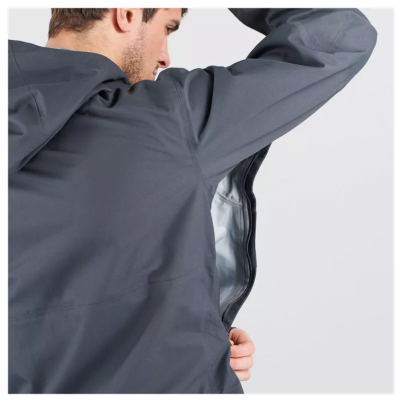 Salomon Mens QST Guard 3L Shell Jacket (Ebony