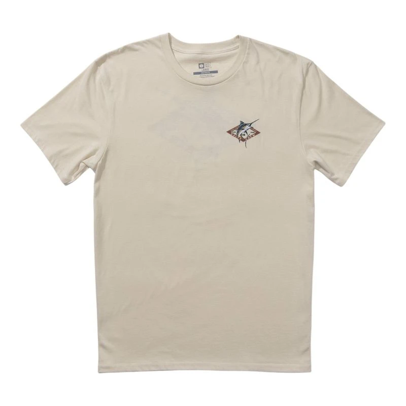 T-shirt Salt Life Homme Taille M - Manches Courtes Bleu Motif Crâne Et Cannes à Pêche