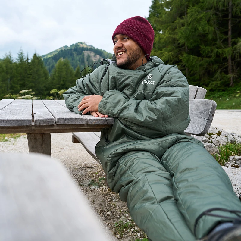 Pika Chonzie Sleeping Bag Suit Green Sportpursuit
