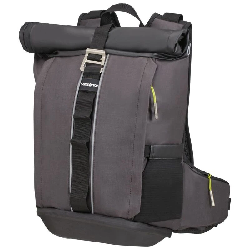 Samsonite 2WM 20L Roll Top Laptop Backpack Black Sportpursuit