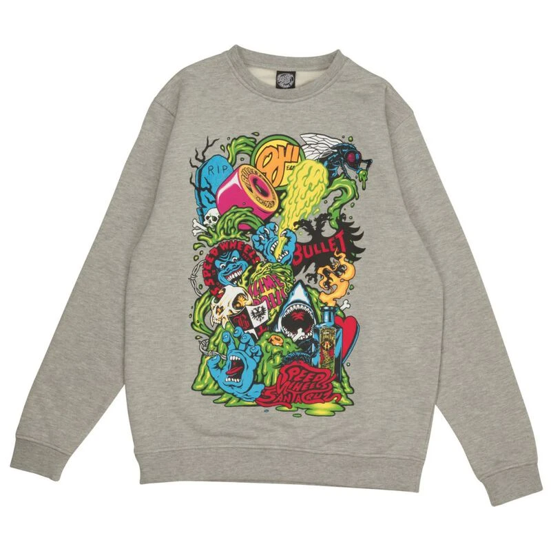 Santa Cruz Pull SW Femme Gris Sportpursuit