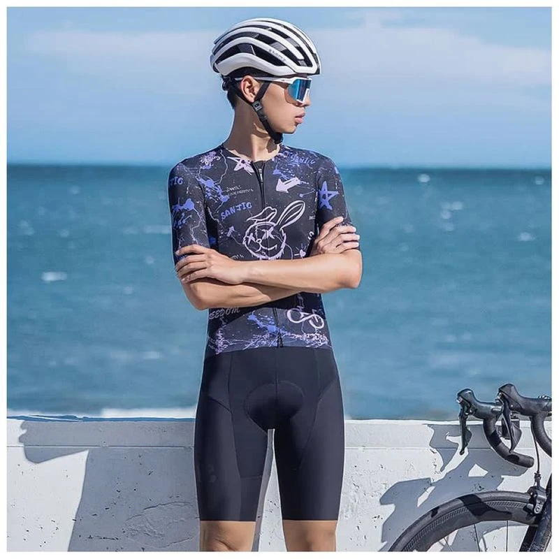 Santic Cuissard De Cyclisme Rembourré Femme Haute Taille - Confort Et Protection Pour Vos Sorties Vélo
