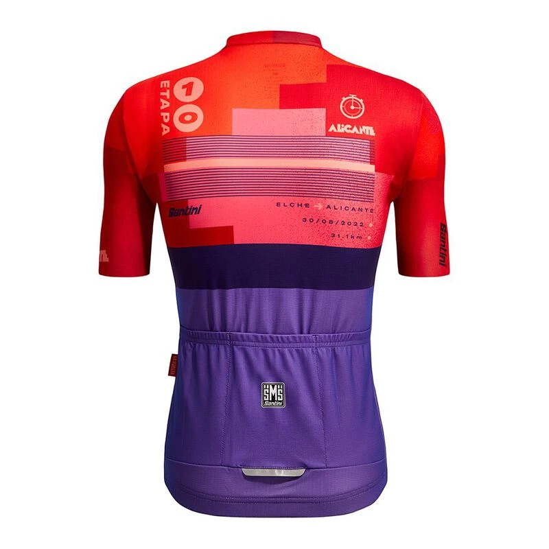 Santini Mens La Vuelta 2022 VET10 Jersey (Purple/Red/Pink