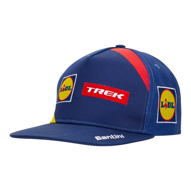 Santini Podium Lidl Trek 2024 Hat (Blue/Red/Yellow) | Sportpursuit.com