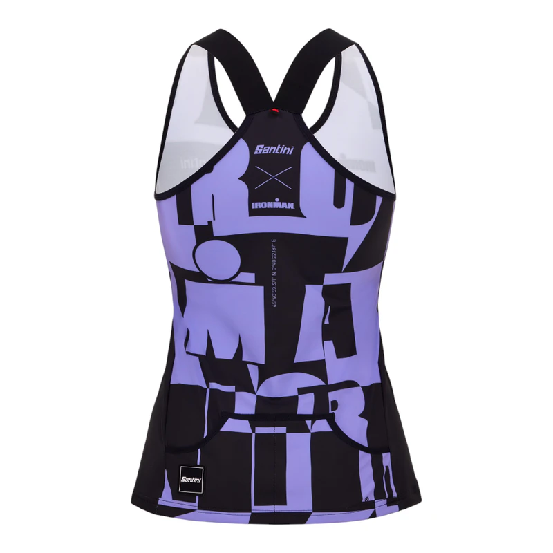 Maillot femme Santini Paris-Roubaix Enfer de Nord - Print - XL - Noir
