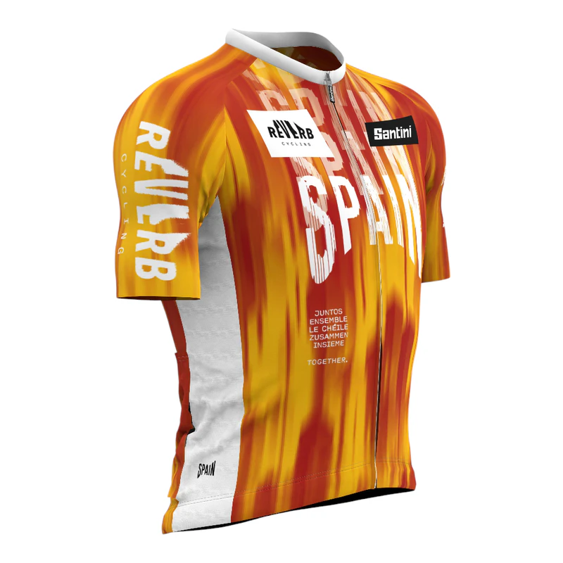 Santini Zero Impact Maglia Ciclismo Manica Corta - Unisex In Poliestere Riciclato