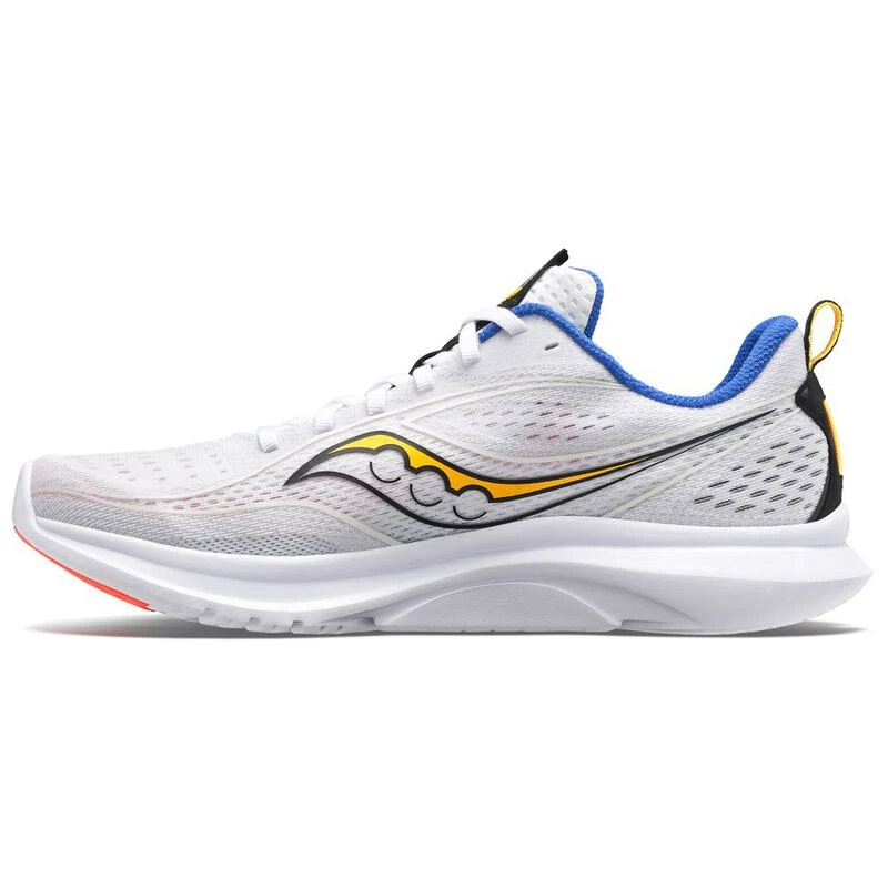 Saucony Mens Kinvara 13 Running Shoes White Black Vizi Sportpursui
