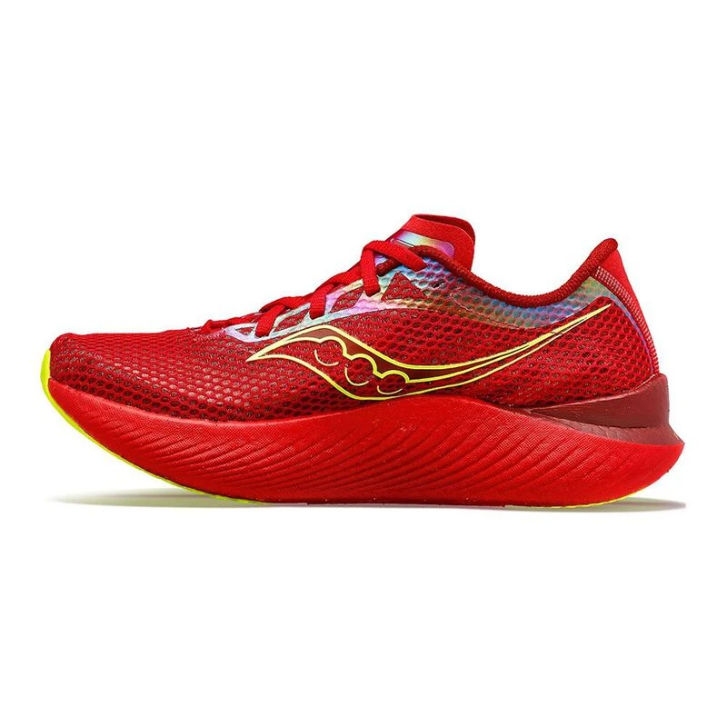 Saucony Mens Endorphin Pro 3 Running Shoes Red Sportpursuit