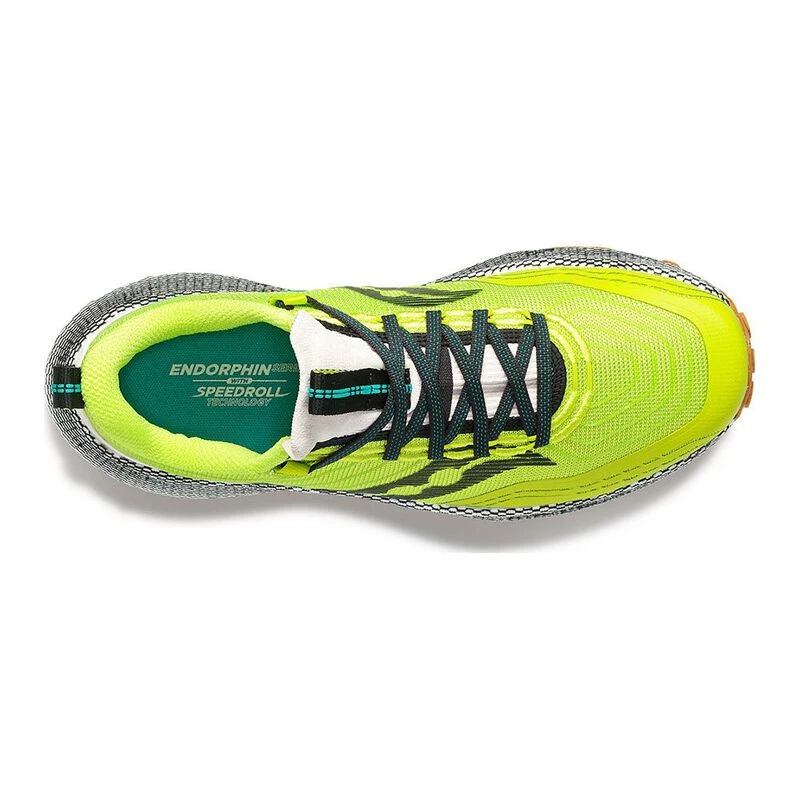 Saucony Mens Endorphin Trail Trail Running Shoes (Green) | Sportpursui