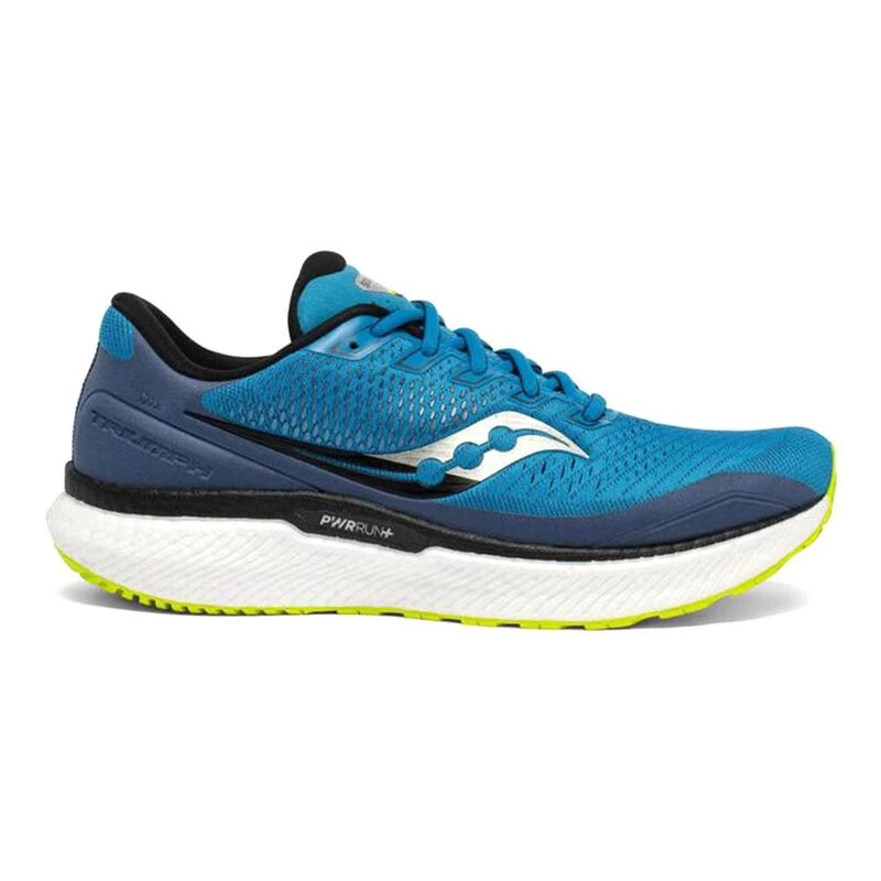 Saucony Mens Triumph 18 Running Shoes Cobalt Storm Sportpursuit