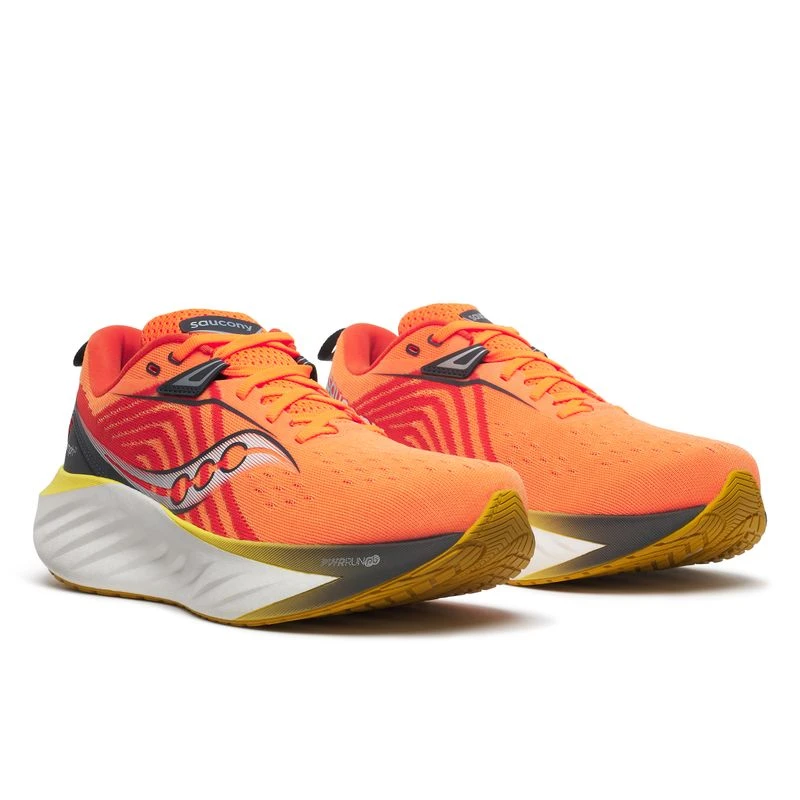 Orange running shoes mens discount