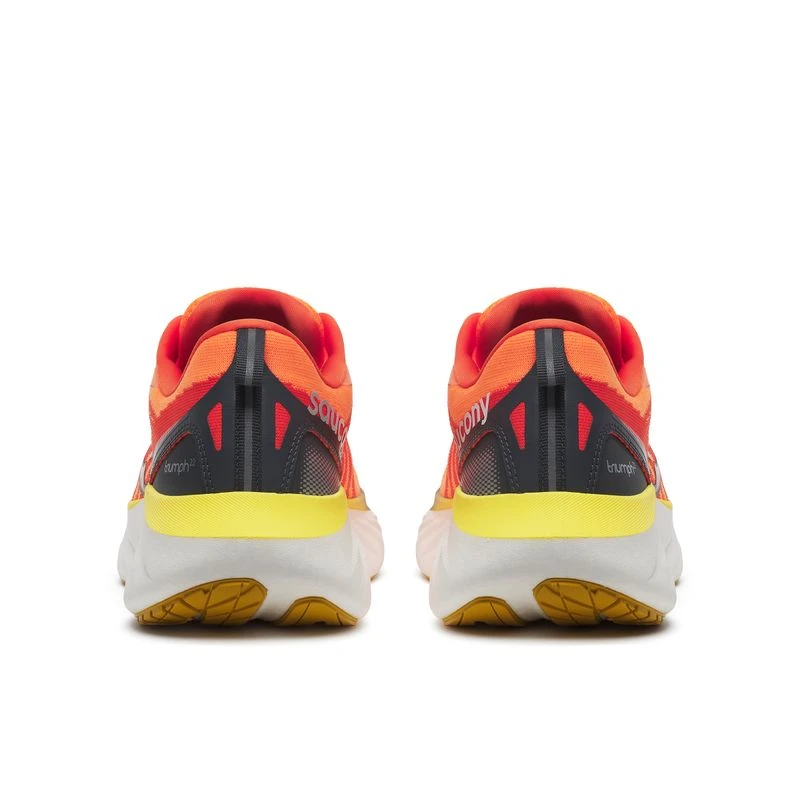 Saucony Mens Triumph 22 Running Shoes Orange Sportpursuit