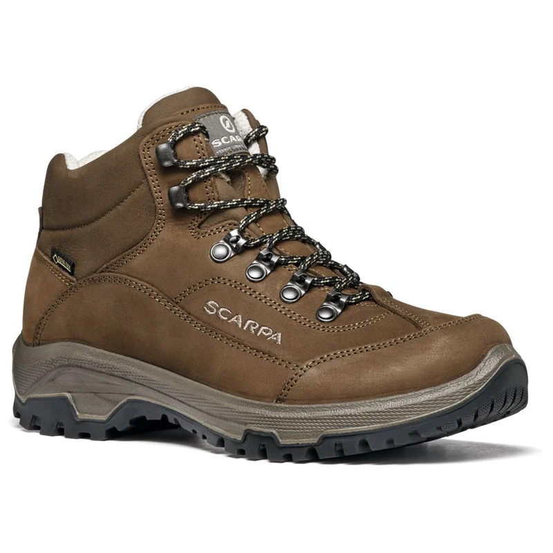 SCARPA Women's Trek GTX Boots – Brown – UK 5 – Gore-Tex Lining, Vibram Sole – Nubuck Leather