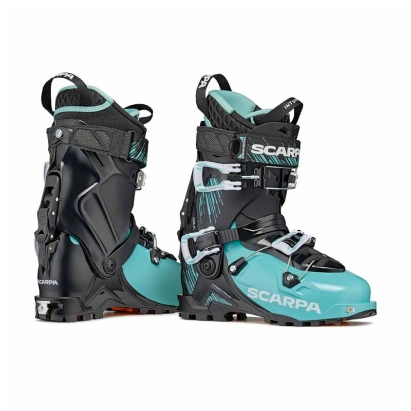 Scarpa Womens Gea Ski Boots Aqua Black Sportpursuit