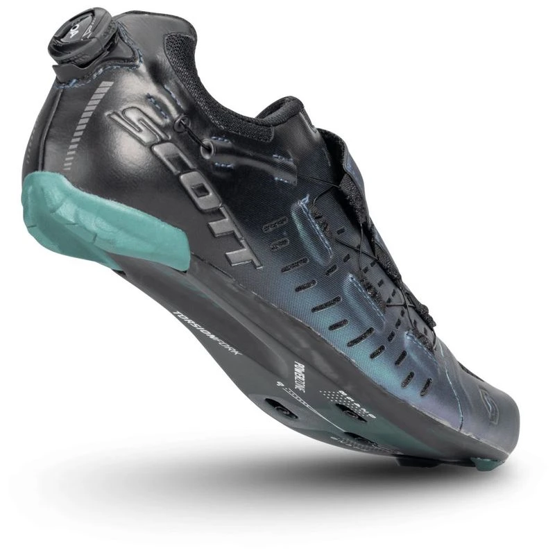 Scott Road Tri Carbon Cycling Shoes Prism Green Black Sportpursuit