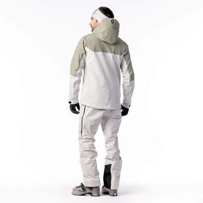 Scott Mens Explorair 3L Jacket (Dust Grey/Dust White) | Sportpursuit.c
