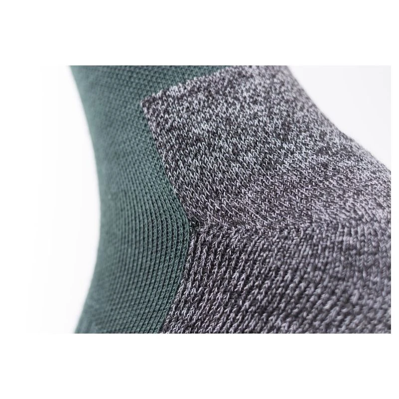 SealSkinz Solo Quickdry Ankle Length Socks (Green/Grey/Orange) Sport