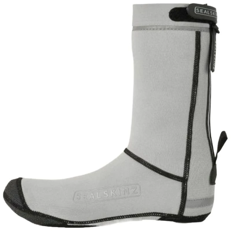 Surchaussures Cyclisme Sealskinz – Taille M, Noires, Néoprène, Réfléchissantes