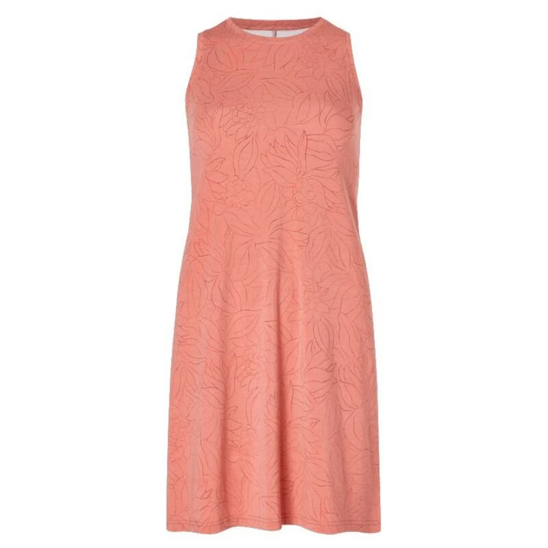 Sherpa Womens Padma Dress (Brick Dust Leaf) | Sportpursuit.com