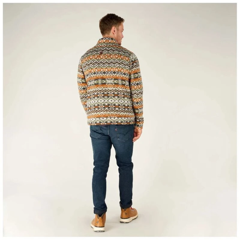 Sherpa Mens Bhutan Fleece Pullover Bardiya Sand Sportpursuit