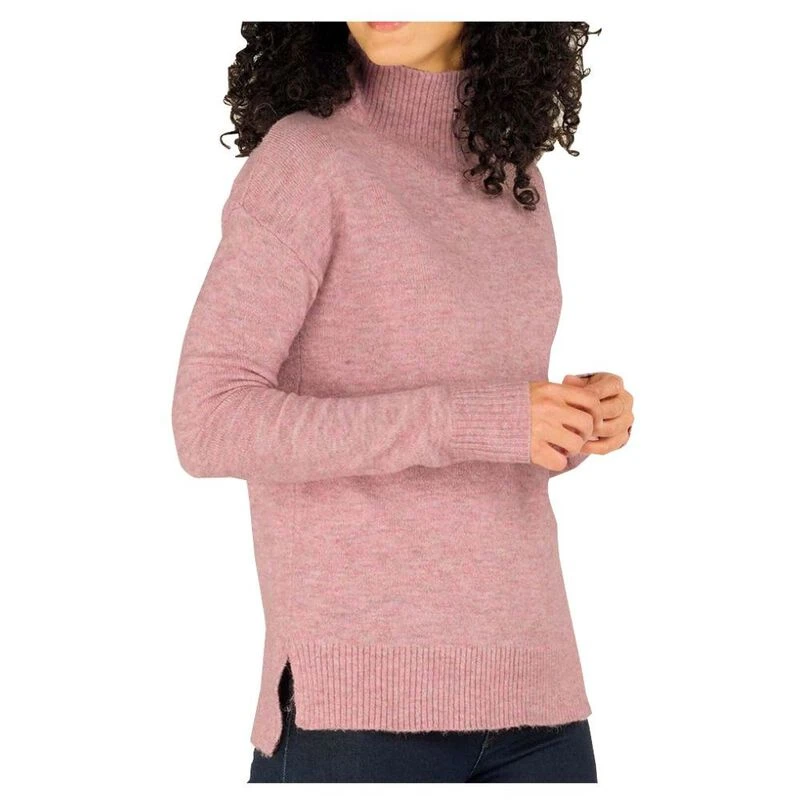 Pink mock neck top store