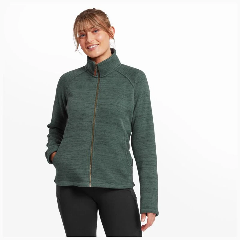 Sherpa Womens Bhutan Full Zip Jacket Dark Thyme Sportpursuit
