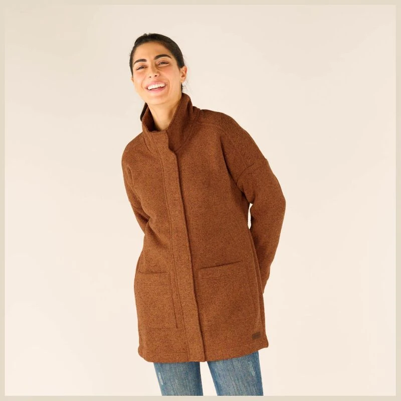 Sherpa Womens Lhamu Coat Clay Red Sportpursuit