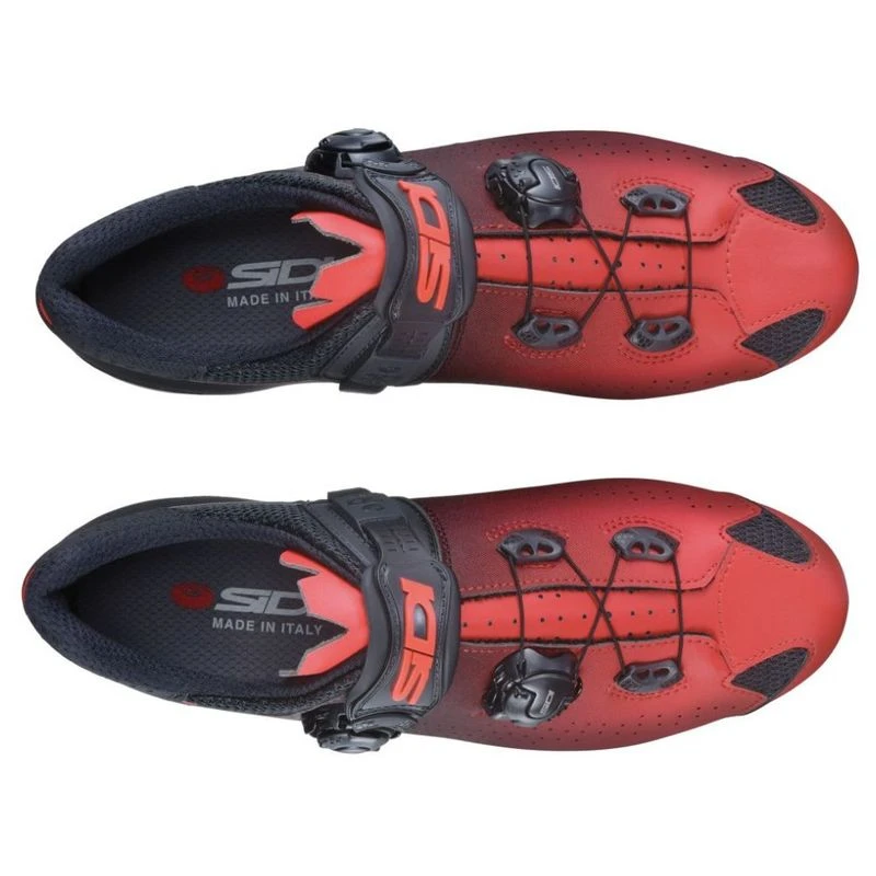 Sidi Genius 10 Cycling Shoes Antracite Red Sportpursuit