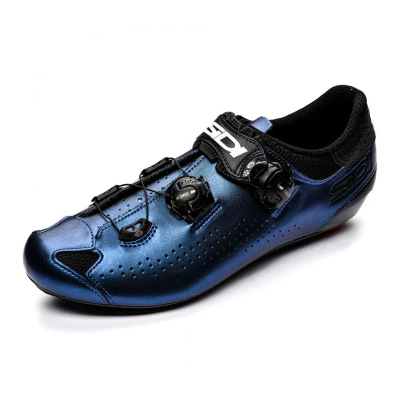 Sidi Genius 10 Cycling Shoes Blue Iridescent Sportpursuit