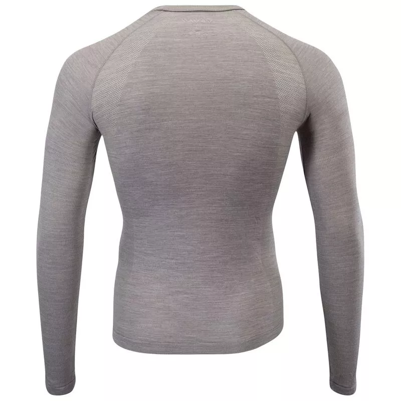 Silvini Mens Lana Merino Long Sleeve Base Layer Cloud Sportpursuit