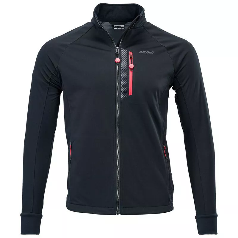 Silvini Mens Anteo Softshell Waterproof Jacket (Black/Red) | Sportpurs
