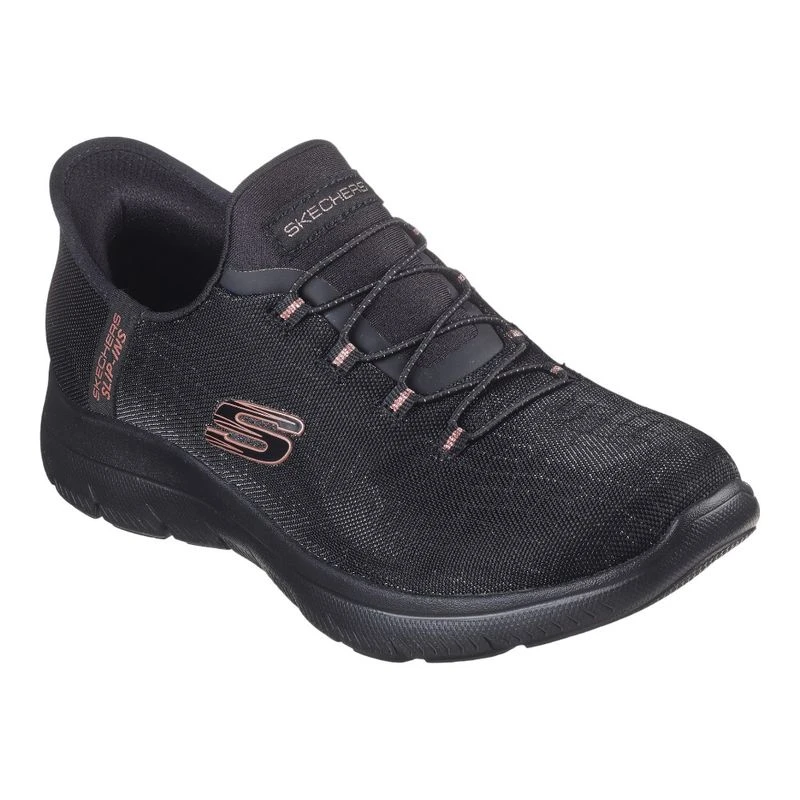 Skechers Womens Summit Classy Night Casual Shoes Black Or Sportpur